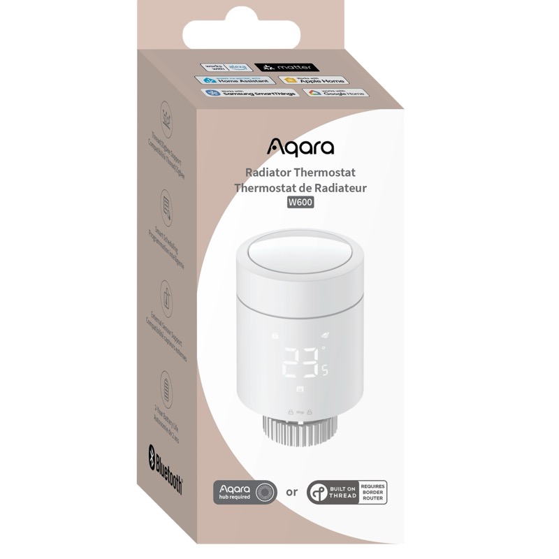 Aqara Radiator Thermostat W600 (Zigbee, Matter over Thread)