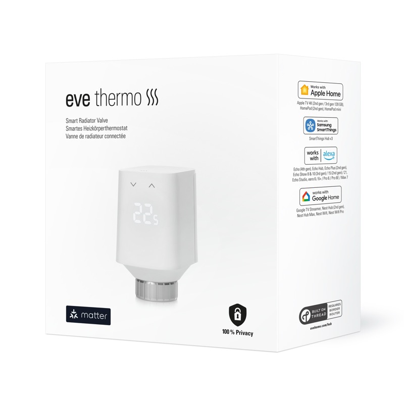 Eve Thermo radiator thermostat 5. Generation (Matter over Thread)