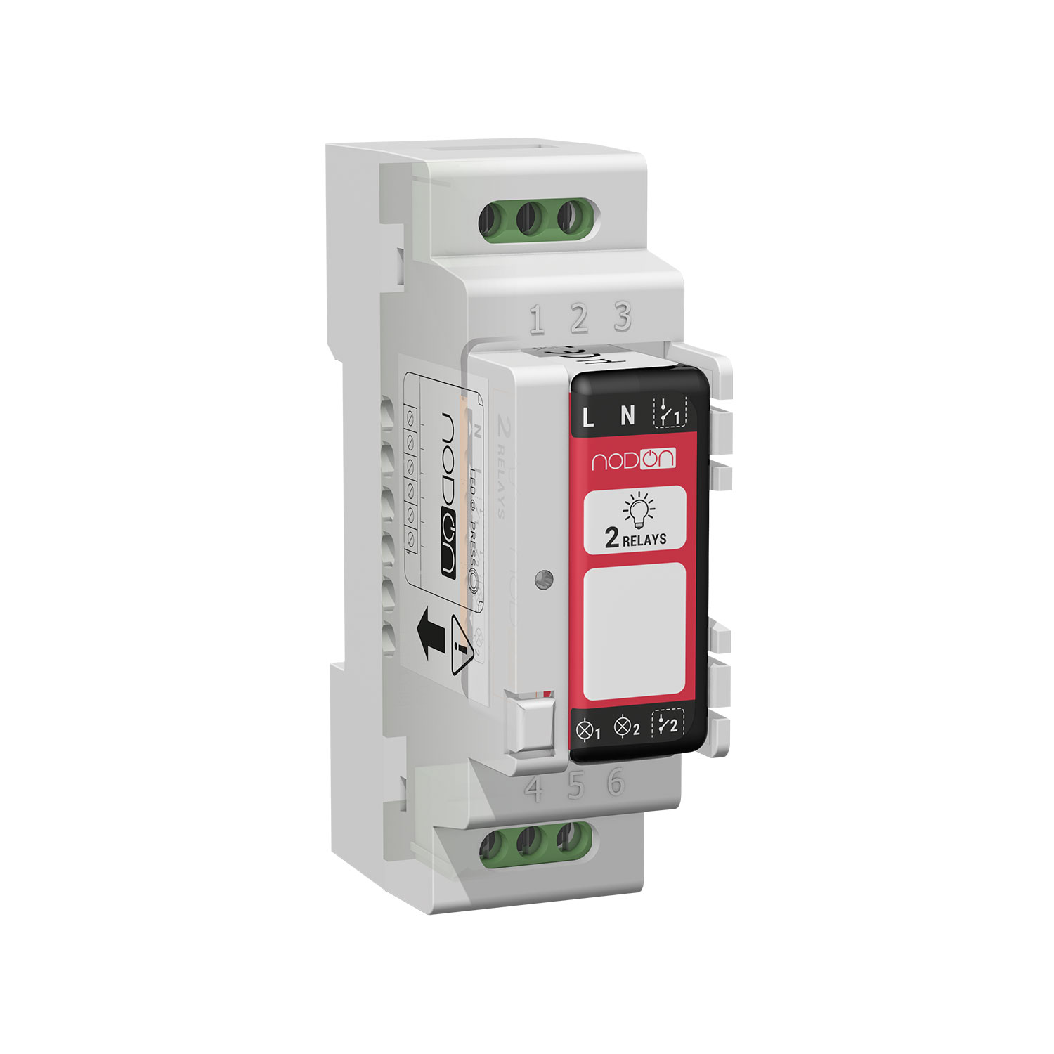 NOD_DRB-1-1-00-main NodOn DIN Rail Box für Zigbee- oder EnOcean-Relaisschalter (5 Stück)