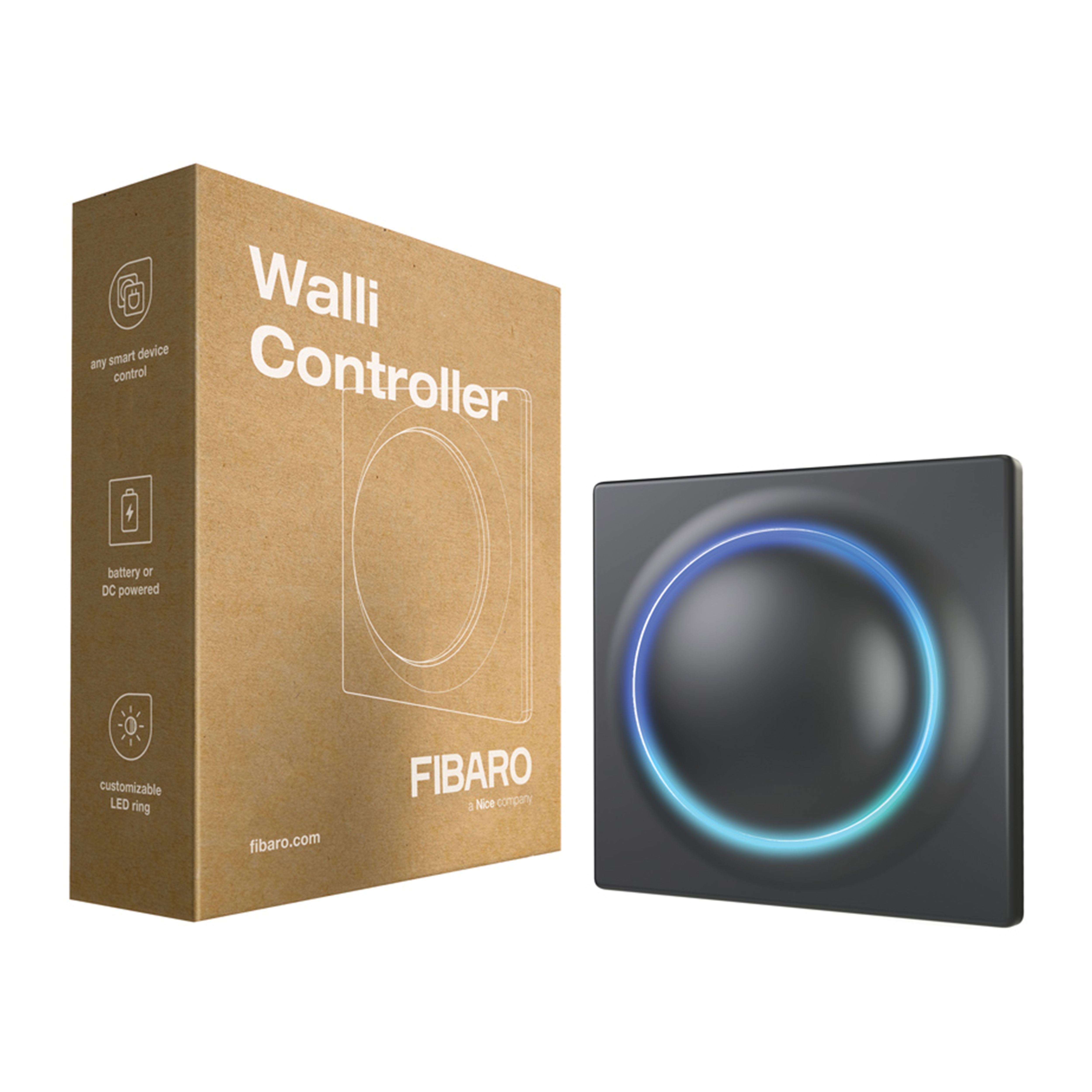 FIBEFGWCEU-201_black FIBARO Walli Controller. Z-Wave Plus