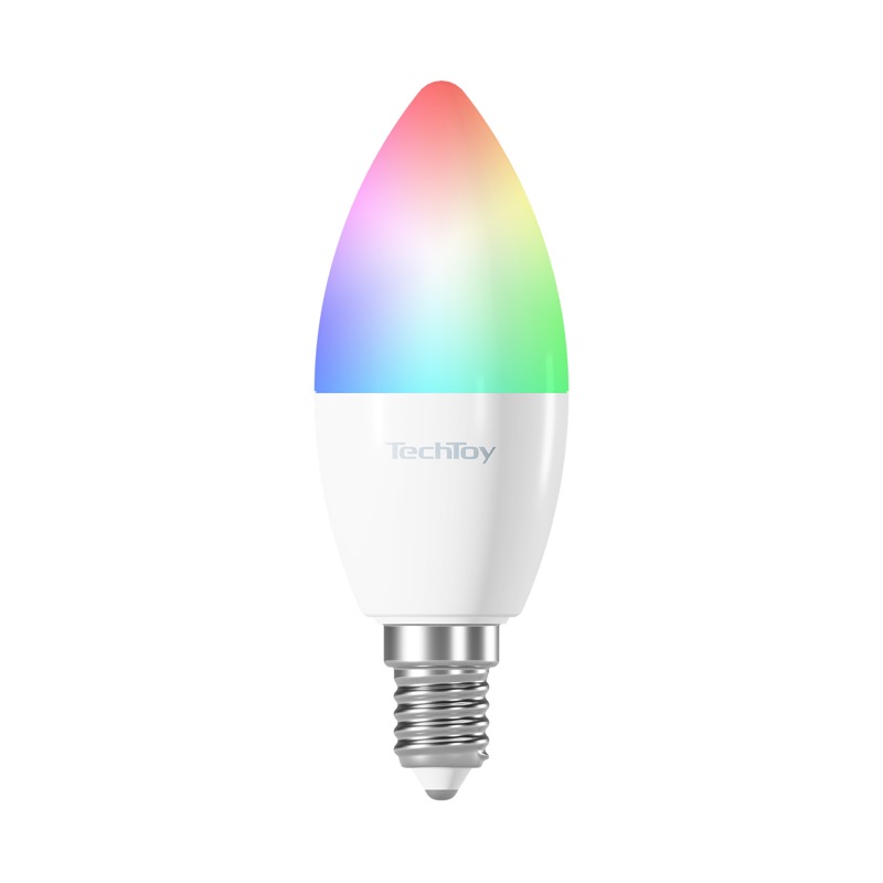 TechToy Smart Bulb RGB 6W E14, Zigbee