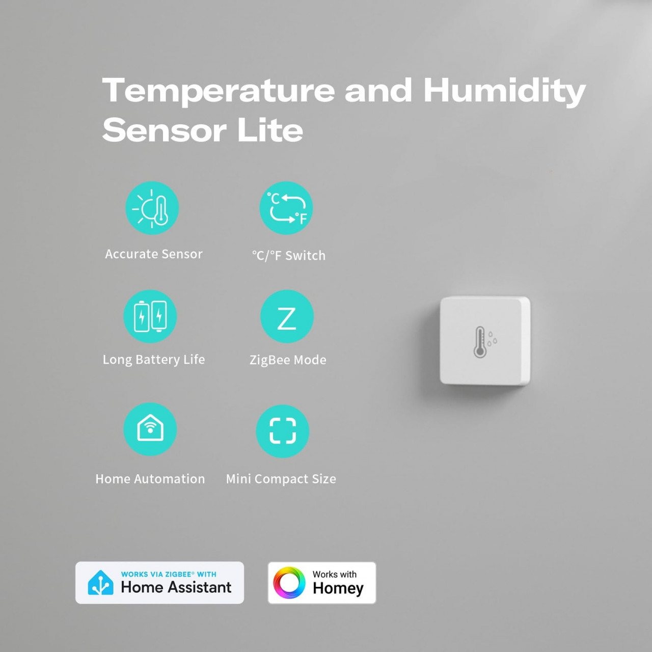 ThirdReality Temperature & Humidity Sensor Lite, Zigbee