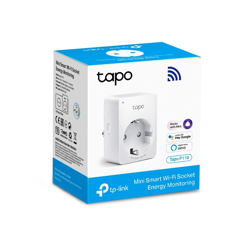 TP-Link Tapo P110 Smart Plug WLAN Zwischenstecker mit Energiemessung