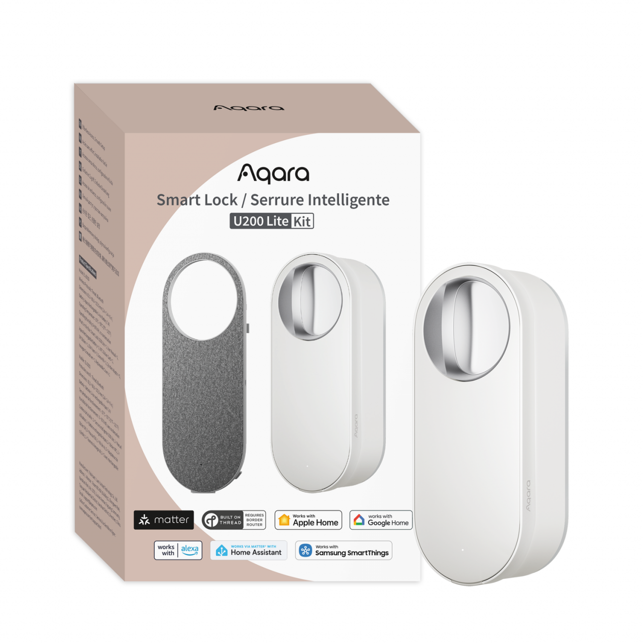 Aqara Smart Lock U200 Lite KIT EU Weiß (Matter over Thread)