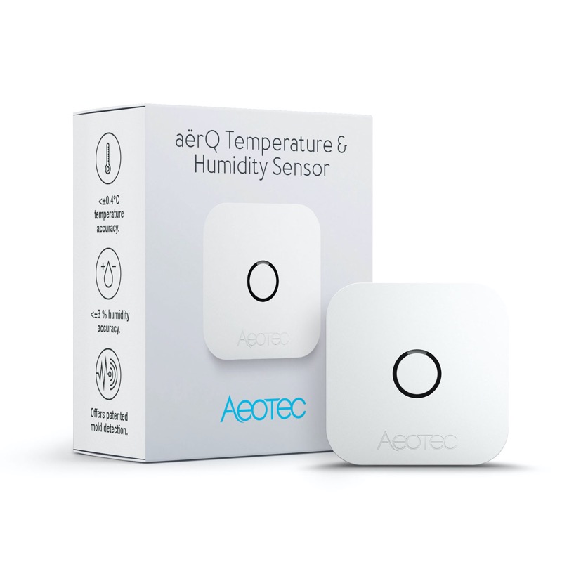 Aeotec aërQ Temperature und Humidity Sensor, Z-Wave Plus