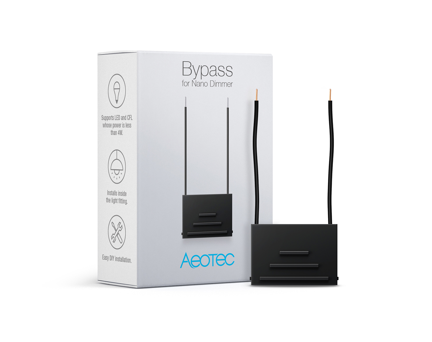 packaging_Bypass_01 Aeotec Dimmer Bypass