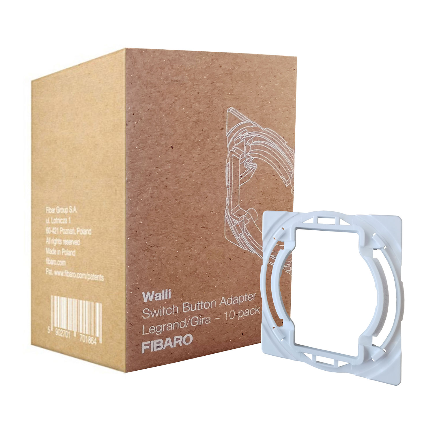 FIBARO-Switch-Button-Adapter-Legrand-GIRA-10pack-5902701701864-1500x1500px FIBARO Button-Adapter Legrand und GIRA 55 (10er-Pack)