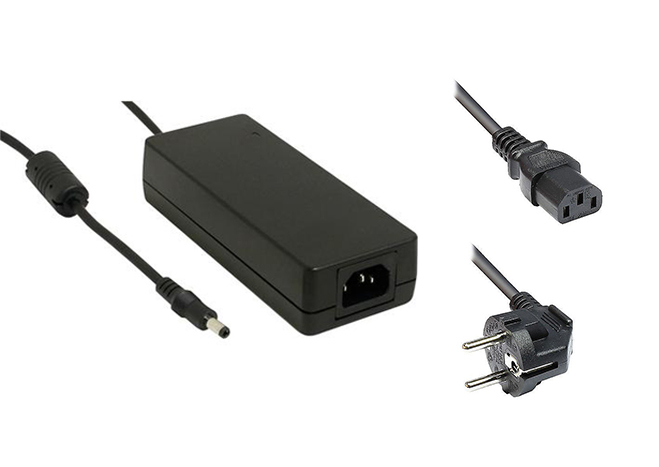 Mean-Well-GST90A24-P1M-Tischnetzteil-Festspannung-24-V-DC-3-75A-90W Meanwell 24V power adapter für LED Strip Controller